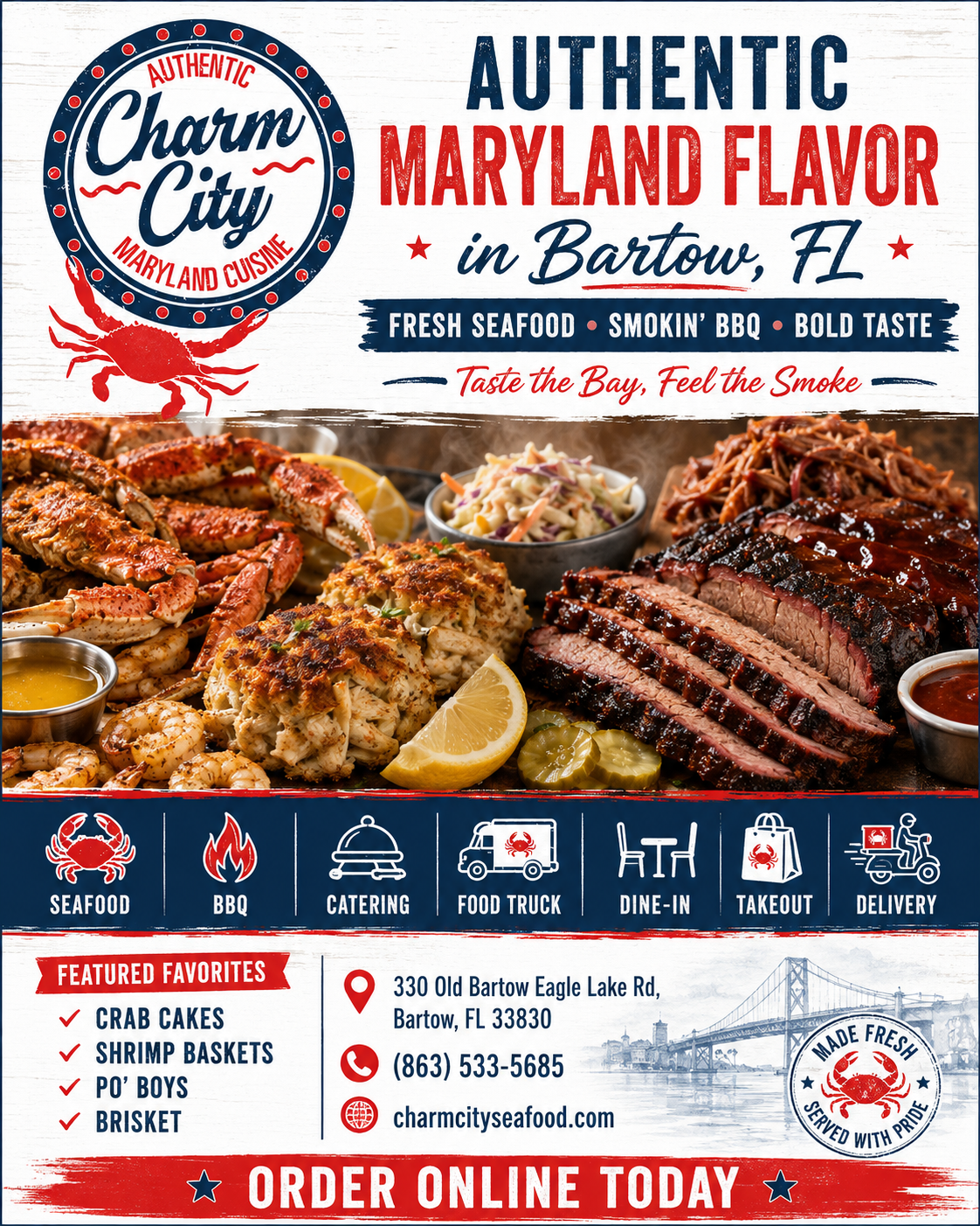 Charm City Seafood hero