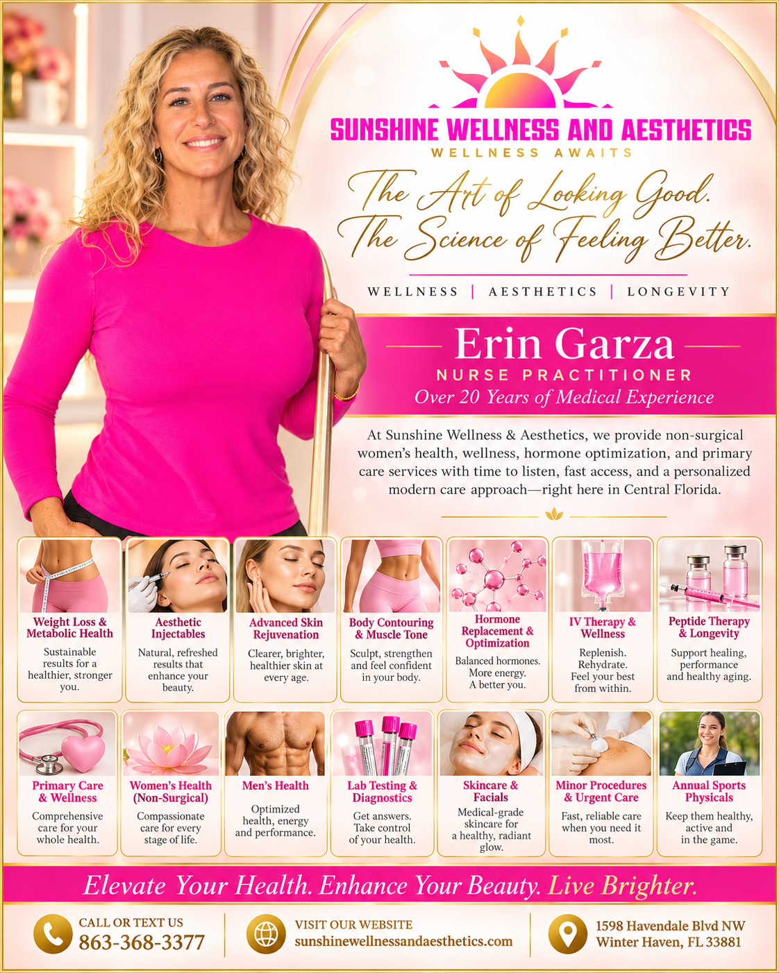 Sunshine Wellness and Aesthetics hero