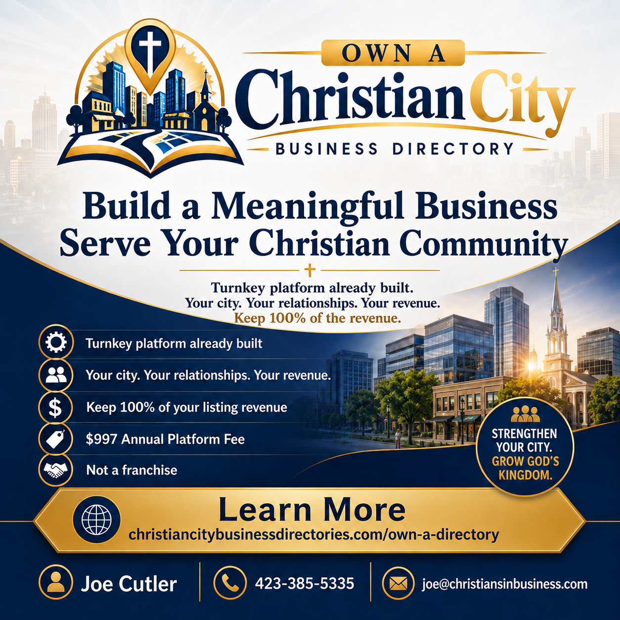 Own a Christian City Business Directory hero