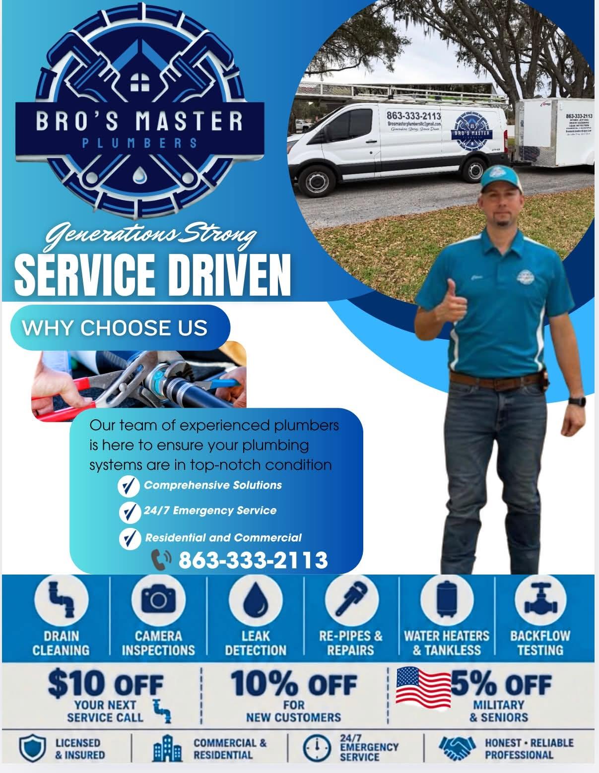 Bro's Master Plumbers hero