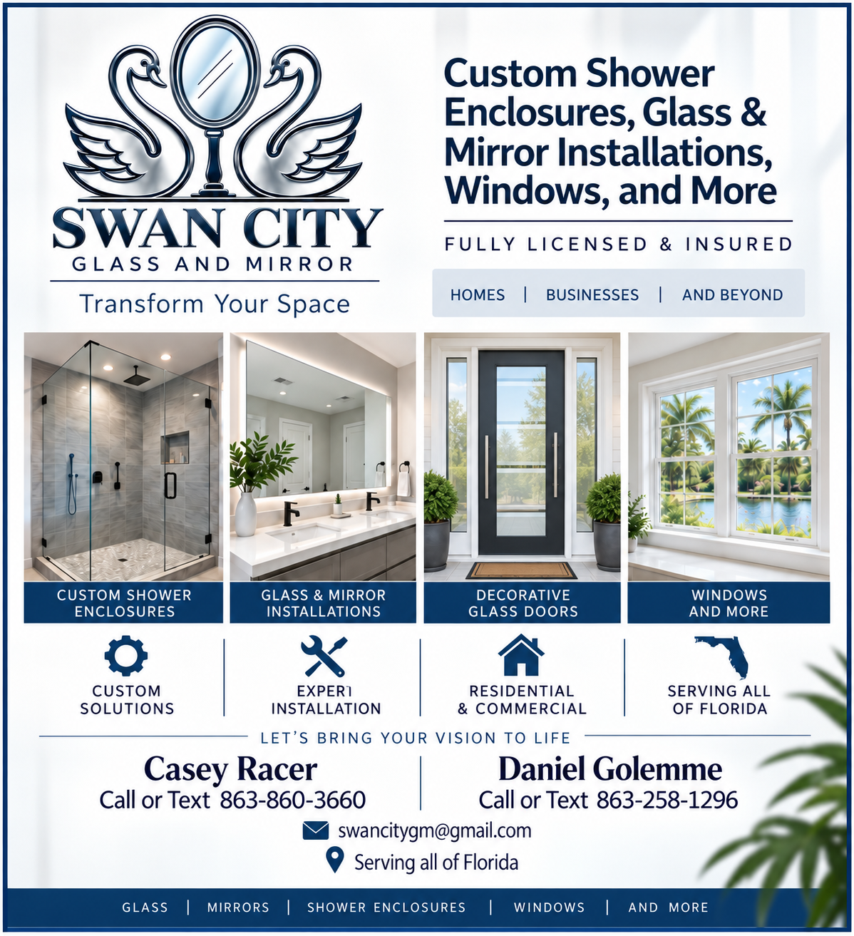 Swan City Glass and Mirror hero